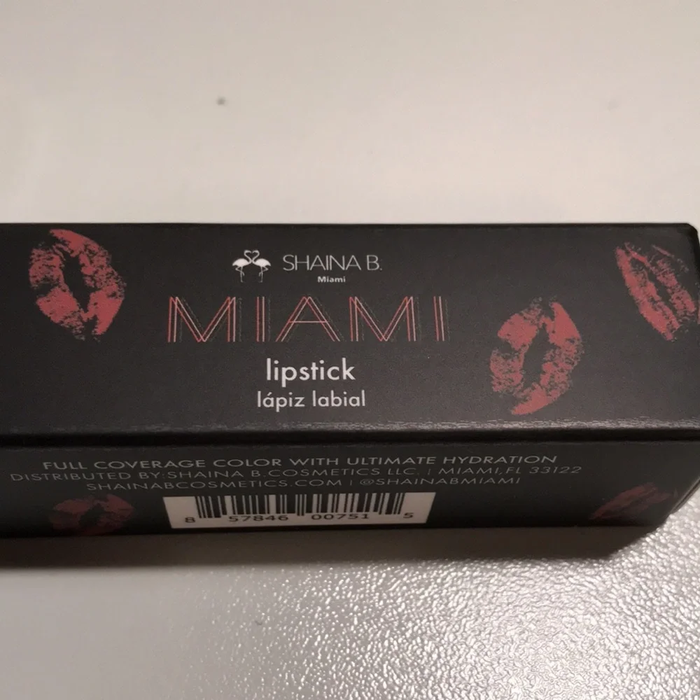 Shaina B Miami lipstick in shade Miami Spice NEW